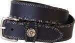 Browning Leather Belt 36" Black W/Shotshell Head On Loop