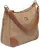 Bulldog Concealed Carrie Purse Hobo Style Taupe W/Tan Trim