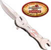 MASTER CUTLERY BUSTED Knuckle 3" Drop Point Stainless/Stainless