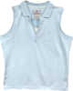 Height: 0 Width: 0 Length: 0 Material: Cotton Blend Color: Blue Size: WOMENS Large Type: Polo No Sleeve: Y LADIES: Y