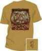 Browning Men's T-Shirt Good Old Boys, Gold With BuckMark Logo, Small Md: BRD1057164S