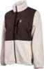 Browning WOMEN'S Fleece Jacket Small White/Black W/B.Mark Logo