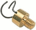 Type/Color: Patch Puller/Brass Size/Finish: 50 Cal.& LARGER/10-32 Threaded Material: Brass W/Stainless Steel TINES