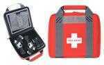 GPS First Aid Kit Pistol Case Large 2-Handgun Red