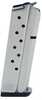 Capacity: 9 ROUNDS Finish: Stainless Steel (Silver) Material: Stainless Steel Application: 1911 Full Size .38 Super