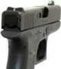 XS SIGHTS GL0003S5 DXT Big Dot Compatible with for Glock 42/43 Green Tritium w/White Outline Front