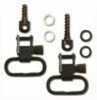 GROVTEC Swivel Set With Two Wood Screw & Spacers Black