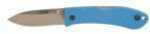 Ka-Bar 4062BL Dozier Hunter Folder 3" AUS-8A Stainless Steel Drop Point Glass Filled Nylon Blue