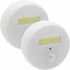 PROMIER Motion Activated Puck Light 2-Pack 3AAA Included
