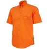Beretta Shooting Shirt Large Short Sleeve Cotton Orange