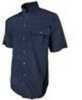 Beretta Shooting Shirt Small Short Sleeve Cotton, Blue Md: LU207561053DS