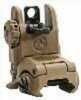 Magpul Mag248-FDE MBUS Flat Dark Earth Rear Folding Polymer Picatinny