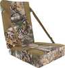 Type/Color: Realtree Edge Camo Size/Finish: Seat 15" X 14",Back 14" X 18" Material: OPTIPOLY Comfort Foam Other FEATURES:: Self Supporting Wedge Shape GUIDES Your Gravitational Direction BACKWARDS,PRE...