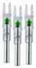 Material: Clear Plastic Color: Green Straightness Factor +/-:  Weight Tolerance +/-:  Mechanical: N Fixed: N Grain: 20 Length:  Diameter: Fits ARROWS With Id Of .204 Other FEATURES:: Piston Driven Str...