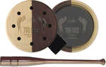 Type: Accessories Material: Wood/Glass Color: Wood Color Other FEATURES:: Two Different Types Of Wood, Innovative, TOTALLY Unique, Design By 5-Time World Champion Turkey Caller Preston Pittman, Includ...