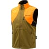Beretta MEN'S Soft Shell FLECE Vest Medium Light Brown/Orange