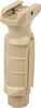 Type/Color: Vertical Fore Grip Size/Finish: Ergonomic AMBI GROOVES Material: Polymer AR-15 Accessory: Y Other FEATURES:: Fits 1913 Picatinny Rails Storage Compartment In Bottom Ergonomic Finger GROOVE...
