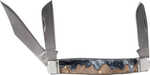 Blade Material: Carbon Steel Number Of BLADES: 3 Blade Length: 3.25" Handle Material: Wood Handle Color: Burl Wood Open Length: 7.2500 Closed Length: 4.0000 Weight: 0.0000 Other FEATURES:: 3-Blade Sto...