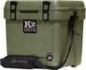 Material: Roto Molded Size: 20 Quart Color: Duck Boat Green DIMENSIONS: 16.9"X12.6"X15 Other FEATURES:: Includes CUSHIONED Nylon Shoulder Strap, POSITRAC Lid LATCHES, ENDURA Hinge System, SUREGRIP Rub...