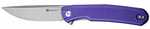 Blade Material: D2 Number Of BLADES: 1 Blade Length: 3.4" Handle Material: G-10 Handle Color: Purple Open Length: 8.0200 Closed Length: 4.5400 Weight: 0.0000 Other FEATURES:: Purple G10 Handle, Gray S...