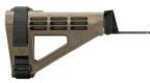 SB Tactical Pistol Stabilizing Brace Flat Dark Earth Fits AK47/74