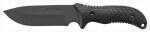 Schrade SCHF36 Frontier Fixed 5.05" 1095 Carbon Steel Drop Point Thermoplastic Black