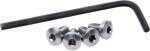 Type/Color: Hex Head Grip SCREWS Stainless Size/Finish: Std 1911 Autos Material: Steel Other FEATURES:: Hex HEADGRIP SCREWS, Steel Stainless,Fully MACHINED Allen Wrench Included