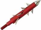 Material: Aluminum Color: Red Type: BROADHEADS Fixed: Y Grain: 100 Diameter: 3.25" Total Cutting Surface Other FEATURES:: Helix STACKED Blade System PROVIDES 3.25" Of Total Cutting Surface, BLADES Can...