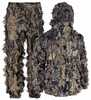 Material: Mesh & Pongee Color: Realtree Timber Size: Multi-Fit Type: Leafy Suit Long Sleeve: Y Other FEATURES:: Jacket & PANTS Cargo Pockets Jacket Has ZIPPERED Game POCKT & Cell Phone Pocket Water Re...