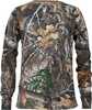 Material: Cotton Blend Color: Realtree Edge Size: Youth Large Type: T-Shirt Long Sleeve: Y Other FEATURES:: Long Sleeve T-Shirt Crew Neck Line Soft And Quiet Fabric