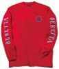 Beretta Logo T-Shirt Medium Long Sleeve W/LOGOS Red