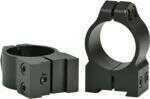 Warne 14B1M CZ527 Ring Set 30mm Dia Medium Aluminum Black Matte