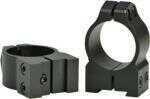 Warne Permanent-Attachable Ring Mounts CZ 527/16mm Dovetail, Matte Black Md: 1B1M