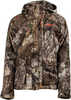 Material: Polyester Color: Realtree APX Size: WOMENS X-Large Type: Jacket Long Sleeve: Y Other FEATURES:: Insulated, Windproof W/ Scent, Factor Technology Rain-Factor Waterproof Tech Soft And Quiet TR...