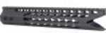 GUNTEC Ultra Slim Handguard 10" Shark Mouth KEYMOD Black