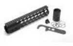 Guntec USA 9" Ultra Slimline Octagonal 5 Sided Key Mod Free Floating Handguard With Monolithic Top Rail